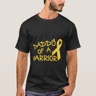 戦士の幼少期がん認識度のパパ Tシャツ