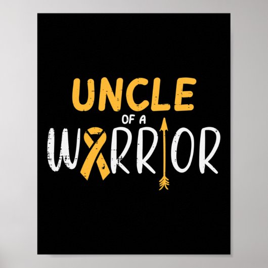 戦士の幼少期のがんリボンの伯父 ポスター (正面)