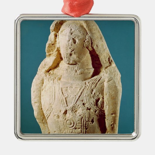 戦士の彫像 メタルオーナメント (正面)