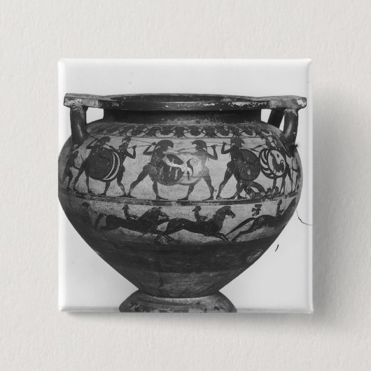 戦士の戦い 缶バッジ (正面)