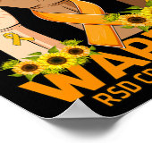 戦士の手のいとこRSD CRPS認識度Sunflo ポスター (角)