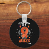 戦士の母のために白血病デザインと戦う キーホルダー (正面)