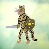 戦士の猫 ウィンドウサイン (シート3)