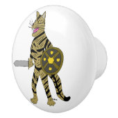 戦士の猫 セラミックノブ (右)