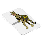 戦士の猫 マグネット (右側)