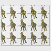 戦士の猫 ラッピングペーパー (フラット)