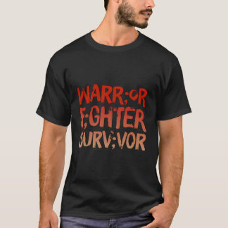 戦士の生存者セミコロンTALヘルスアワル Tシャツ