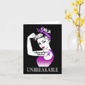 戦士の破れない強い女性 カード (黄色い花)