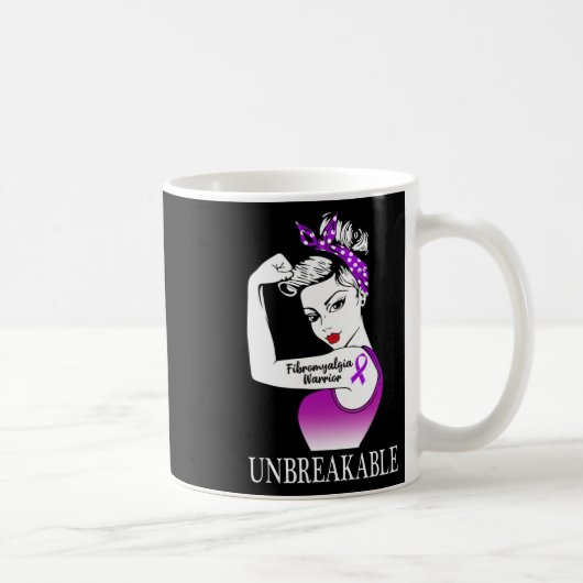 戦士の破れない強い女性 コーヒーマグカップ (右)