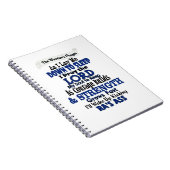 戦士の祈りの言葉のRA ノートブック (右側)