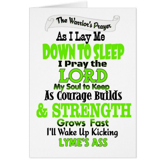 戦士の祈りの言葉...ライム (正面)