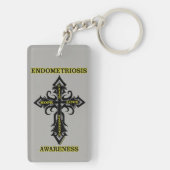 戦士の祈りの言葉...子宮内膜症 キーホルダー (裏面)