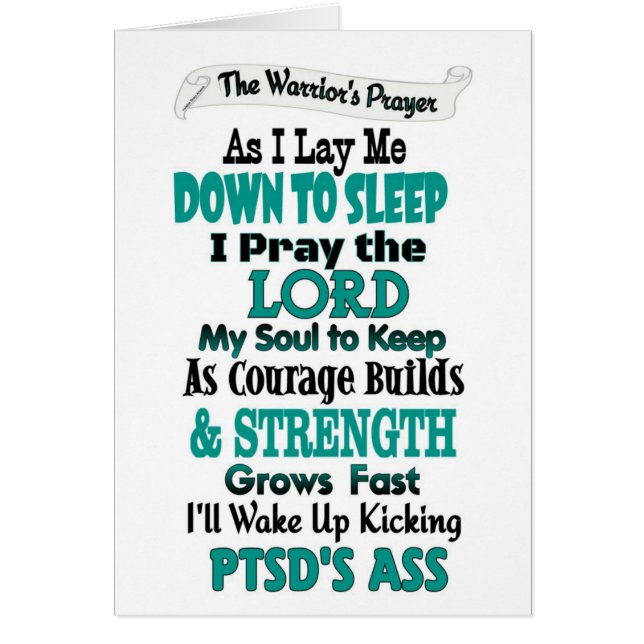 戦士の祈りの言葉...PTSD (正面)