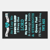 戦士の祈りの言葉...TN 長方形シール (正面)