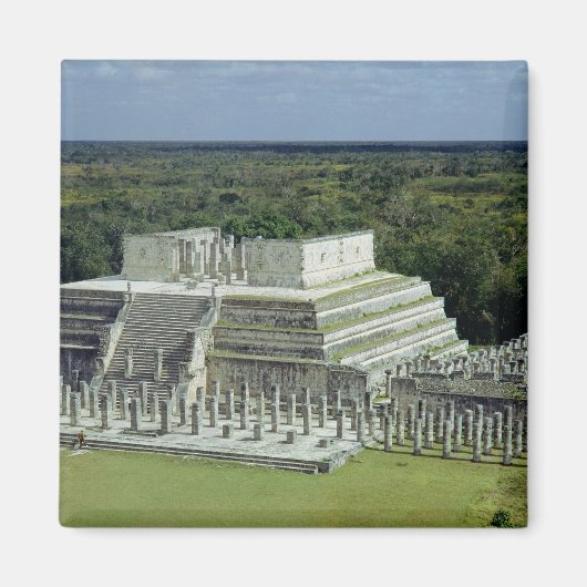戦士の神殿のビュー150 AD マグネット (正面)