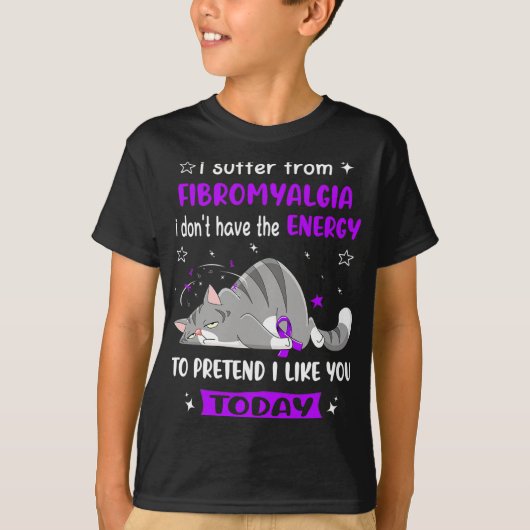 戦士の私は線維筋痛 Tシャツ (正面)