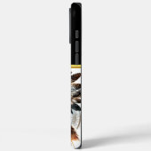 戦士の精神は狼と先住民の女性を結ぶ Case-Mate iPhoneケース (裏面 / 左)