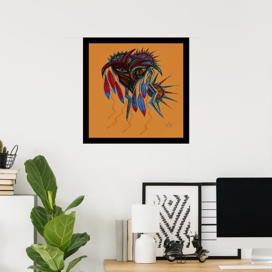 戦士の精神 ポスター (ホームオフィス)