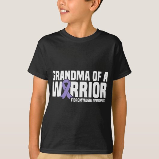 戦士の線維筋痛認識度 Tシャツ (正面)
