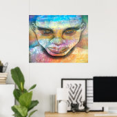 戦士の視線 ポスター (ホームオフィス)