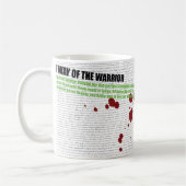 戦士の詩の覆いの方法 コーヒーマグカップ (左)
