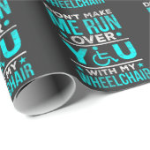 戦士の車いおもしろいすジョーユーモアのあるク ラッピングペーパー (ロールコーナー)