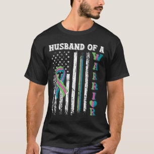 戦士の転移性乳がん米国国旗の Tシャツ