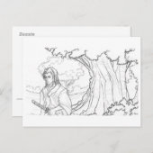 戦士の道 ポストカード (正面/裏面)