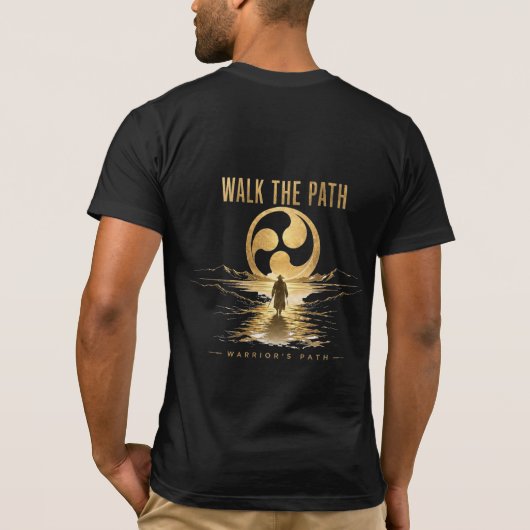 戦士の道 歩め Tシャツ (裏面)