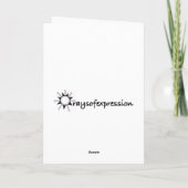 戦士の遺産のファインアートカード カード (裏面)