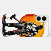 戦士の野蛮な中世ファンタイフォン/ iPadケース Case-Mate iPhoneケース (裏面 (横))