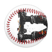 戦士の野蛮な中世ファンタジーのハンマー野球 野球ボール (正面左)