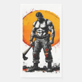 戦士の野蛮な中世ファンタジーの謙虚さ (正面)