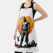 戦士の野蛮な中世ファンタジーの謙虚さ エプロン (インサイチュ)