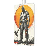 戦士の野蛮な中世ファンタジーの謙虚さ カーエアーフレッシュナー (左)