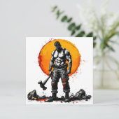 戦士の野蛮な中世ファンタジーの謙虚さ シーズンカード (スタンド正面)