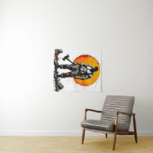 戦士の野蛮な中世ファンタジーの謙虚さ タペストリー (インサイチュ(横))