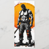 戦士の野蛮な中世ファンタジーの謙虚さ メニュー (正面)