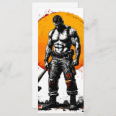 戦士の野蛮な中世ファンタジーの謙虚さ メニュー (正面/裏面)