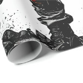 戦士の野蛮な中世ファンタジーの謙虚さ ラッピングペーパー (ロールコーナー)