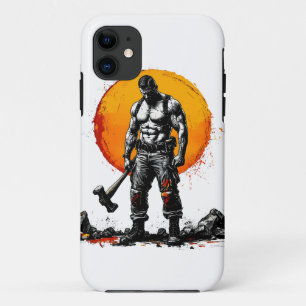 戦士の野蛮な中世ファンタジーの謙虚さ iPhone 11 ケース