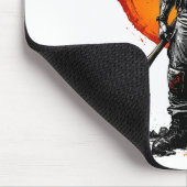 戦士の野蛮な中世ファンタジーハンマーマウスパッド マウスパッド (コーナー)