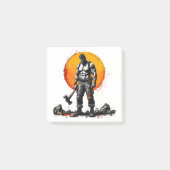 戦士の野蛮な中世ファンタジー投稿ノート ポストイット (正面)