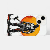 戦士の野蛮な中世ファンタジーhummePhoneケース iPhoneケース (裏面横)