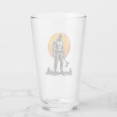 戦士の野蛮な中世ファンタジーhummerGlassカップ タンブラーグラス (裏面)