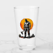 戦士の野蛮な中世ファンタジーhummerGlassカップ タンブラーグラス (正面)