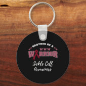 戦士の鎌状赤血球の認識度 キーホルダー (裏面)