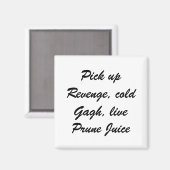 戦士の食事ショッピング一覧 マグネット (正面/裏面)