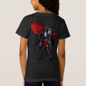 戦士の騎士Tシャツ Tシャツ (裏面)