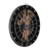 戦士の鬼のダート盤 ダーツボード (正面左)